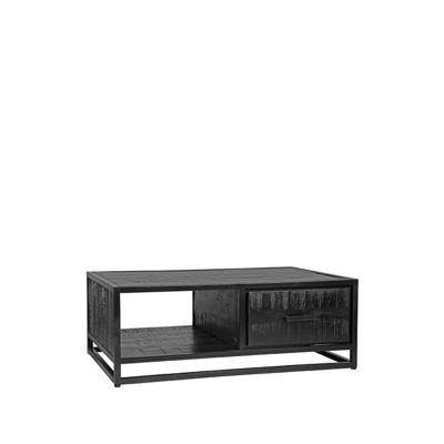 LABEL51 Salontafel 'Chili' Zwart Mangohout, 110 x 70cm LABEL51 Salontafel 'Chili' Zwart Mangohout, 110 x 70cm