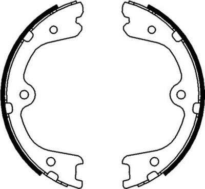 Remschoenset, parkeerrem 91073200