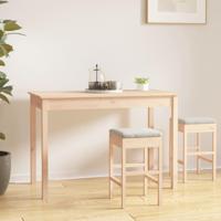 Eettafel 110x55x75 cm massief grenenhout - thumbnail