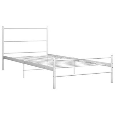 Bedframe metaal wit 90x200 cm