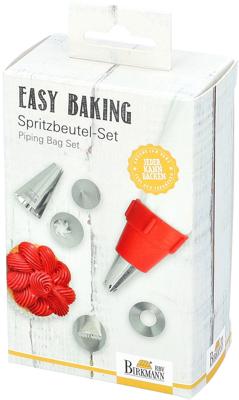 Tasca da pasticcere - BIRKMANN - EASY BAKING - Tessuto - Include 6 beccucci + 1 adattatore - 9 x 14,5 x 5,7 cm Tasca da pasticcere - BIRKMANN - EASY BAKING - Tessuto - Include 6 beccucci + 1 adattatore - 9 x 14,5 x 5,7 cm