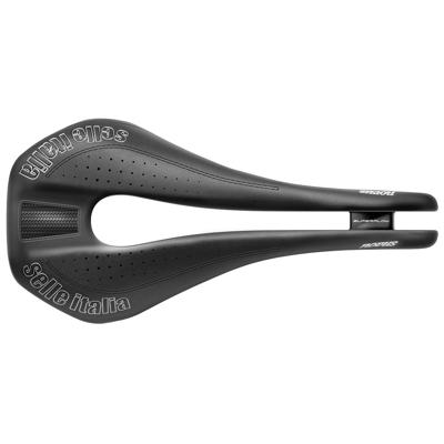 Selle Italia Novus Endurance TI 316 Superflow S3 Zadel - Zwart Selle Italia Novus Endurance TI 316 Superflow S3 Zadel - Zwart