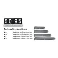 Transparant rail 55mm voor Fix 1010-1016 - thumbnail