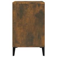 Schoenenkast 102x36x60 cm bewerkt hout gerookt eikenkleurig - thumbnail