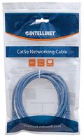 Intellinet 342599 RJ45 Netwerkkabel, patchkabel CAT 6 U/UTP 2.00 m Blauw 1 stuk(s) - thumbnail