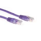 ACT IB1710 U/UTP CAT6 Patchkabel Paars - 10 meter
