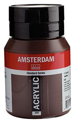 Royal Talens Amsterdam Acrylverf 500 ml - Omber Gebrand 409