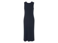 esmara Dames jurk met ribstructuur (Marineblauw, M (40/42)) - thumbnail