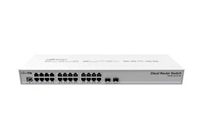 Mikrotik CRS326-24G-2S+RM L2 Gigabit Ethernet (10/100/1000) Power over Ethernet (PoE) Grijs netwerk-