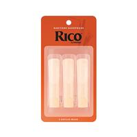 D&apos;Addario Woodwinds RLA0315 Rico Baritonsaxofoonriet, 1.5, 3-Pack, Unfiled - thumbnail