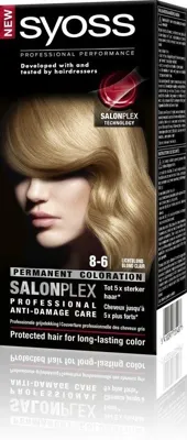 Syoss Permanent Coloration Haarverf - 8-6 Licht Blond