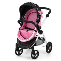 Bayer Design Poppenwagen City Max met tas (Zwart) - thumbnail