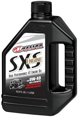 MAXIMA RACING OILS motorolie "sxs engine full synthetic". motor oil maxima sxs full synt. 0w-40 1l