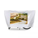 VK international fiets-beschermhoes "color" bike cover intern. color white - thumbnail
