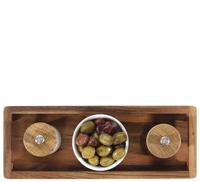 ZASSENHAUS - Accessoires - Serveerblad 32x12cm Acaciahout - thumbnail