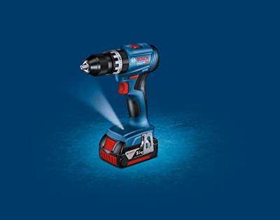 Bosch Professional GSR 18V-45 Accu schroefboormachine 18V 2.0Ah + 82-delige accessoireset - 06019K3306 - thumbnail