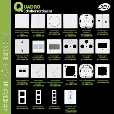 REV 0236810104 Frame 1-voudig Wit 1 stuk(s)