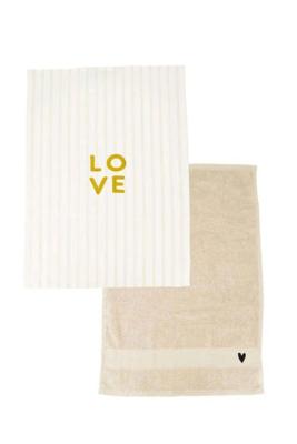 Zusss Keukenset Streep Love Zand