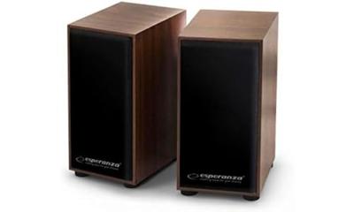 Esperanza 2.0 FOLK luidspreker set 2.0 kanalen 6 W Hout