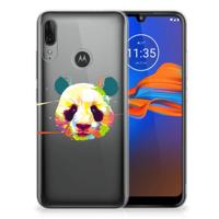 Motorola Moto E6 Plus Telefoonhoesje met Naam Panda Color - thumbnail
