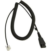 Jabra GN 1215 Telefoonheadset kabel Zwart - thumbnail