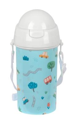 Waterfles Safta Coches Blauw PVC 500 ml Waterfles Safta Coches Blauw PVC 500 ml