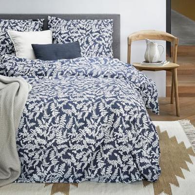 Cinderella Lotta Dekbedovertrek Katoen Blauw-2-persoons (200 x 200/220 cm)