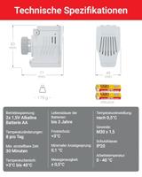 Elektrobock HD13-L Radiatorthermostaat Elektronisch 3 tot 40 °C - thumbnail