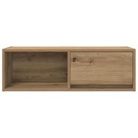 Tv-meubelen 2 st 80x31x25,5 cm bewerkt hout artisanaal eiken - thumbnail