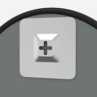 VidaXL Wandspiegel rond ø40 cm zwart - thumbnail