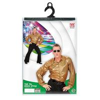 Party Glitterblouse man goud - thumbnail