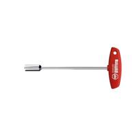 Wiha Dopsleutel met dwarsgreep zeskant hoogglans vernikkeld | 8 x 200 mm - 972 - 00972 - thumbnail