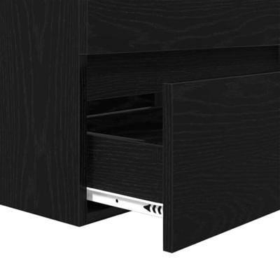 Badkamermeubelset met lade 3 pcs Artisan Eiken Bewerkt hout