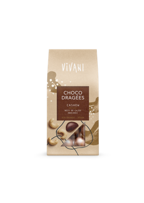 Choco dragees cashew bio 75 Gram Choco dragees cashew bio 75 Gram