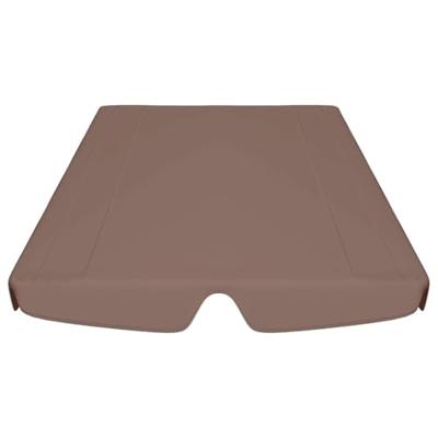 VidaXL Vervangingsluifel voor schommelbank 188/168x145/110 cm bruin VidaXL Vervangingsluifel voor schommelbank 188/168x145/110 cm bruin