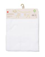 HEMA Hydrofieldoeken 60x60 wit - 4 stuks (wit) - thumbnail
