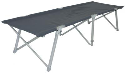 Eurotrail veldbed Belmont 204 x 78,5 x 51 cm polyester antraciet