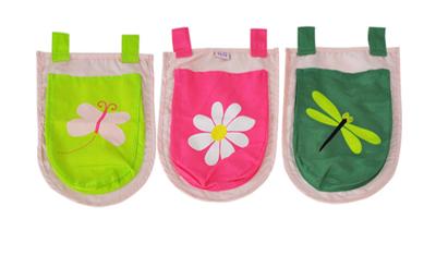 Vipack 3 zakjes Spring - roze - 51,5x30x3 cm