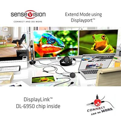 CLUB3D UNIVERSEEL Docking station USB3.2 Type A of C 2x Displayport 4K60Hz DisplayLink® gecertificeerd