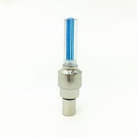 10 stuks LED fietsverlichting wielband Valve Caps fietsaccessoires fietsen lantaarn spaken lamp (blauw) - thumbnail
