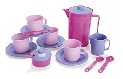 Dantoy koffieset roze, lila 17dlg.