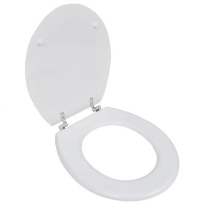 VidaXL Toiletbril simpel ontwerp mdf wit