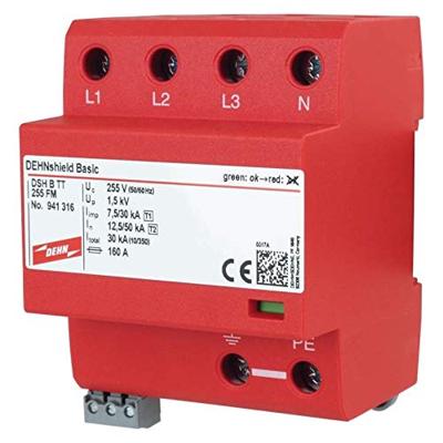 DEHN 941316 DSH B TT 255 FM Combi-afleider Overspanningsbeveiliging voor: Verdeelkast 50 kA 1 stuk(s)