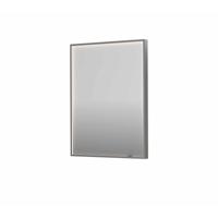Spiegel INK SP19 60x4x80 cm incl. direct LED-Verlichting Rondom en Spiegelverwarming Geborsteld RVS - thumbnail