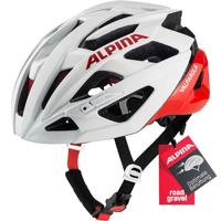 Olympic Sportswear Alpina sports tour helm valparola 51-56 wit/rood - thumbnail