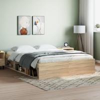 Bedframe sonoma eikenkleurig 140x190 cm - thumbnail