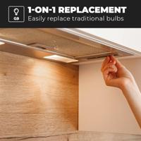 10x G9 LED Lamp - 2,2 Watt 200 lumen - 2700K Warm wit - 230V - Vervangt 22 Watt - T4 halogeen - thumbnail