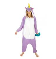 Paarse Unicorn Onesie 164cm - thumbnail