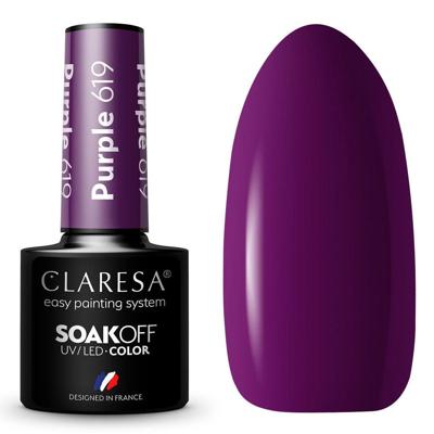 Claresa uv/led gellak 5ml purple 619 full berries