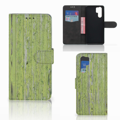 Huawei P30 Pro Book Style Case Green Wood Huawei P30 Pro Book Style Case Green Wood